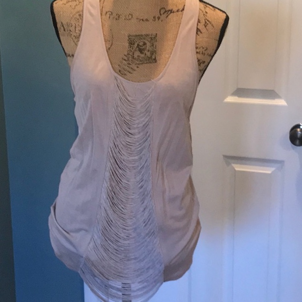 Fringe detailed racer back top - Picture 2 of 6